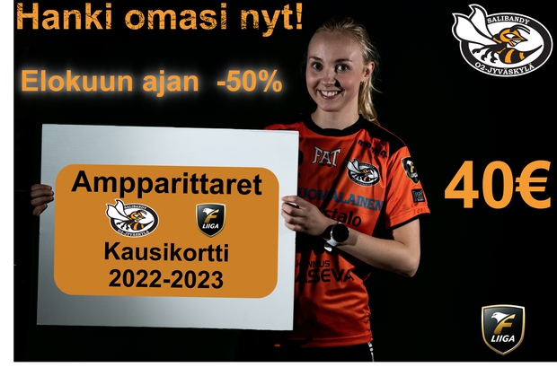 Ampparittaret kausikortti -50%