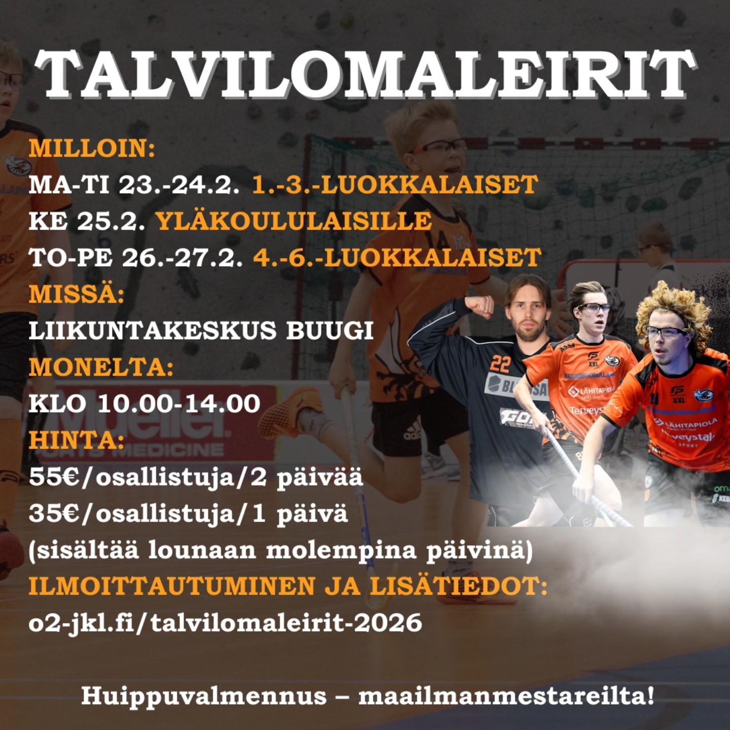 Talvilomaleirit 2026