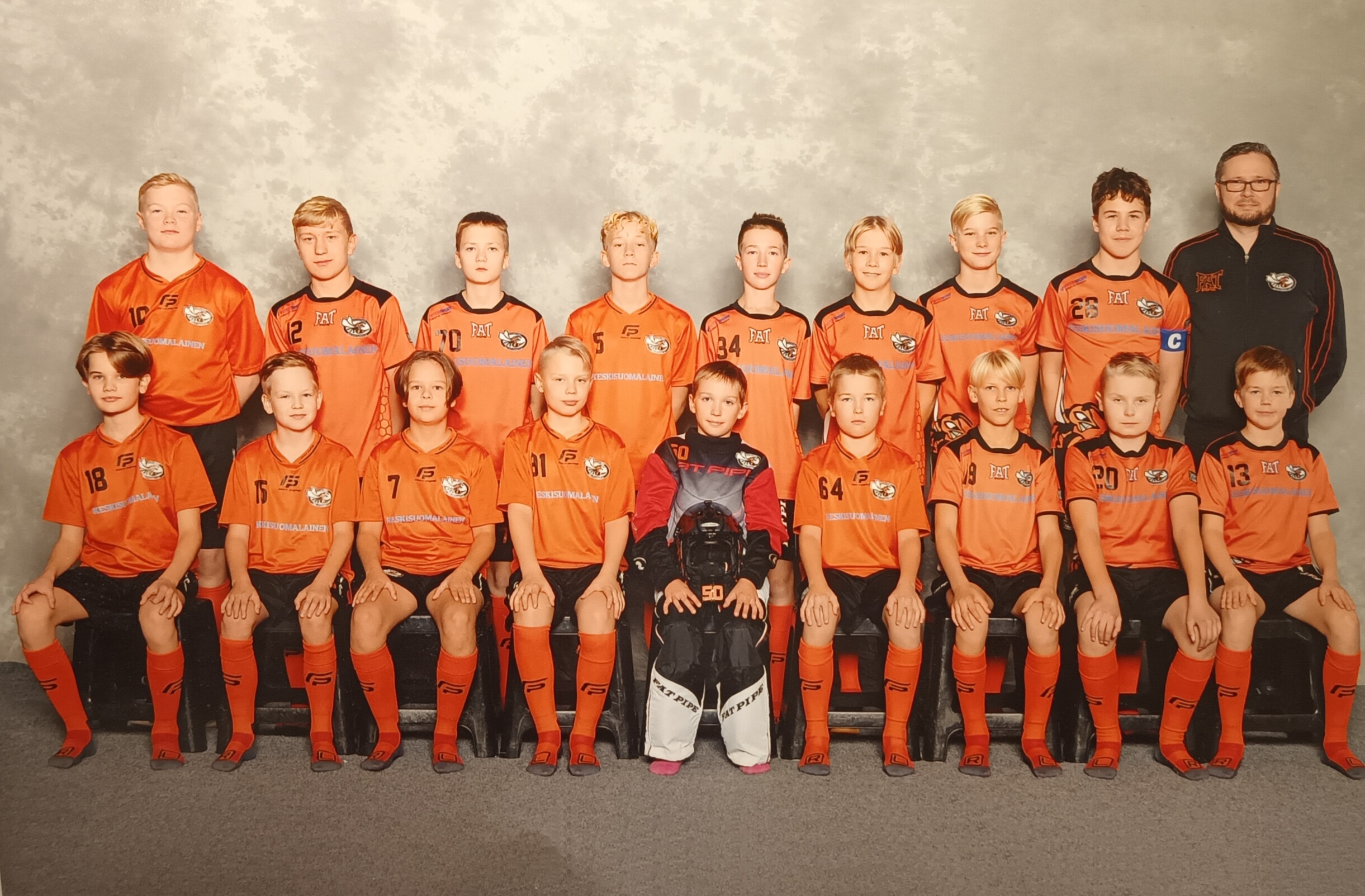 P14 Punainen joukkuekuva 2021-2022